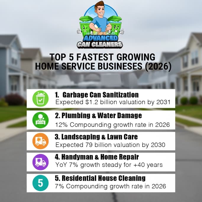 Top 5 Fastest-Growing Home Service Businesses